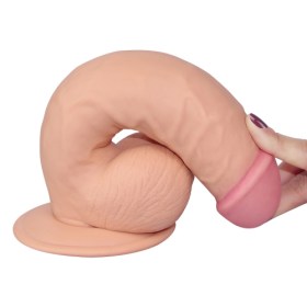 Ultra Soft realistični mekani silikonski dildo LVTOY00111-2